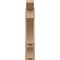 Ekena Millwork 5 1/2-in W x 22-in D x 30-in H Balboa Slat Rough Cedar Woodgrain TimberThane Outlooker, Primed Tan OUTUR055X22X30BOA24RCPR - alternate 4